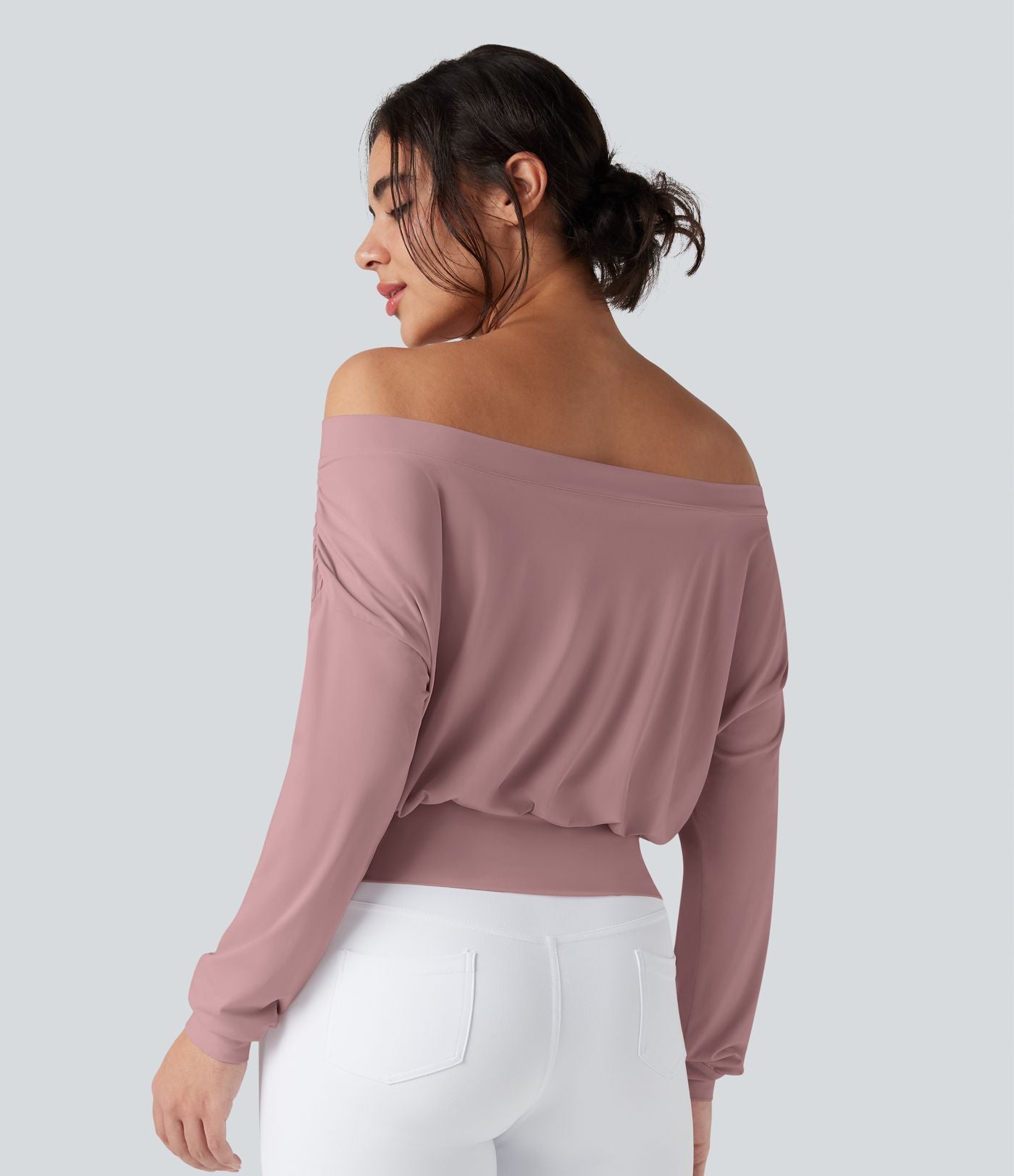 Haut de sport yoga oversize épaules dénudées effet frais InstantCool séchage rapide