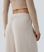 Pantalon décontracté SpacerTek™ baggy taille mi-haute, dos croisé avec cordon de serrage et poches