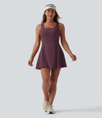 Robe de sport mini 2-en-1 SoftlyZero™ Airy col U poches effet frais InstantCool danse bonnets E-G, accès facile Easy Peasy