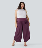 Pantalon tailleur gainant taille haute avec poches Halara Flex™