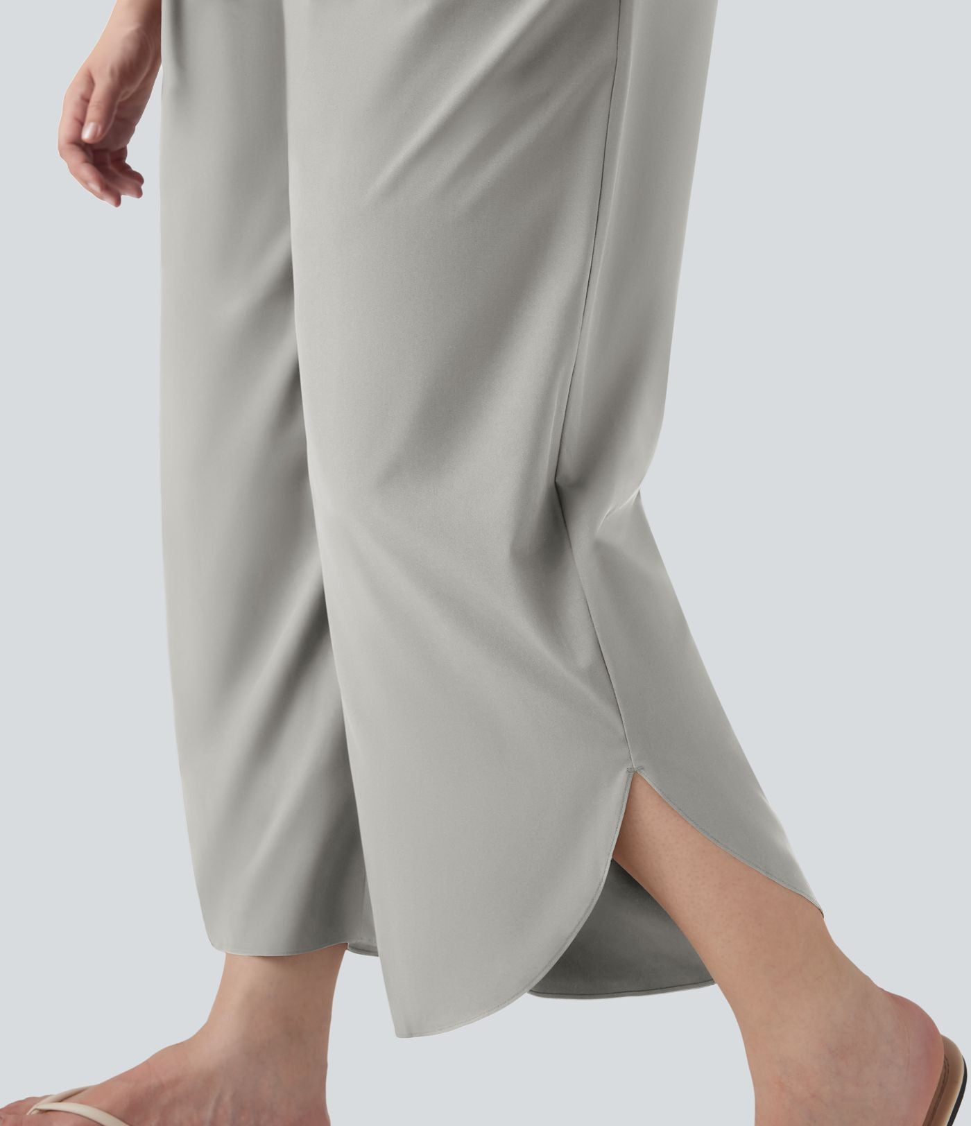 Pantalon tailleur gainant taille haute avec poches Halara Flex™