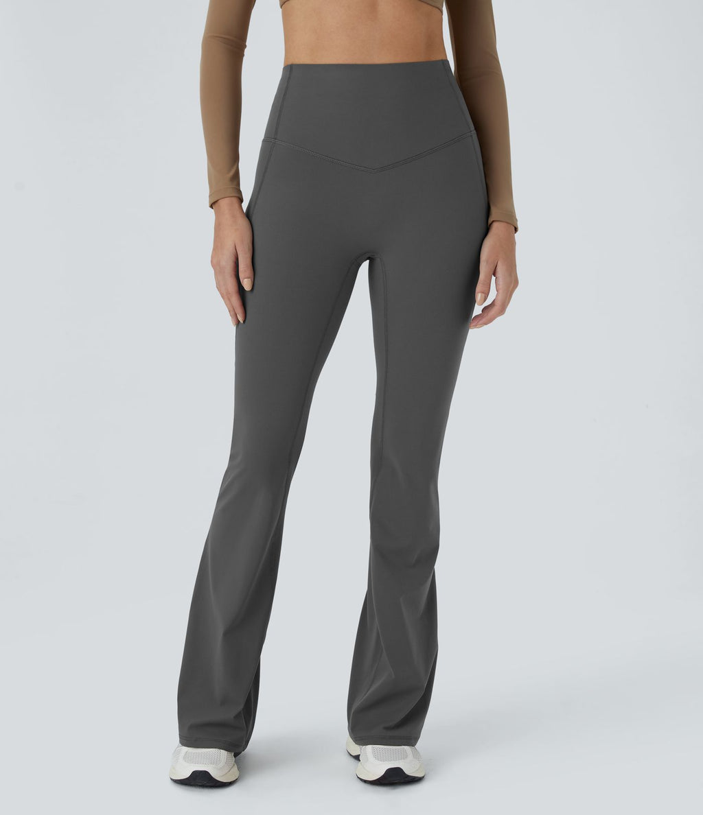 Pantalon 7/8 d'entraînement gainant galbant taille haute avec poches Halara UltraSculpt™