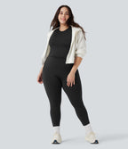 Legging d'entraînement grande taille SoftlyZero™ Plush Thermal taille haute gainant avec poches