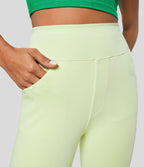 Halara Flex™ Jegging Casual 7/8 Tricot Extensible Coloré avec Taille Haute et Multiples Poches