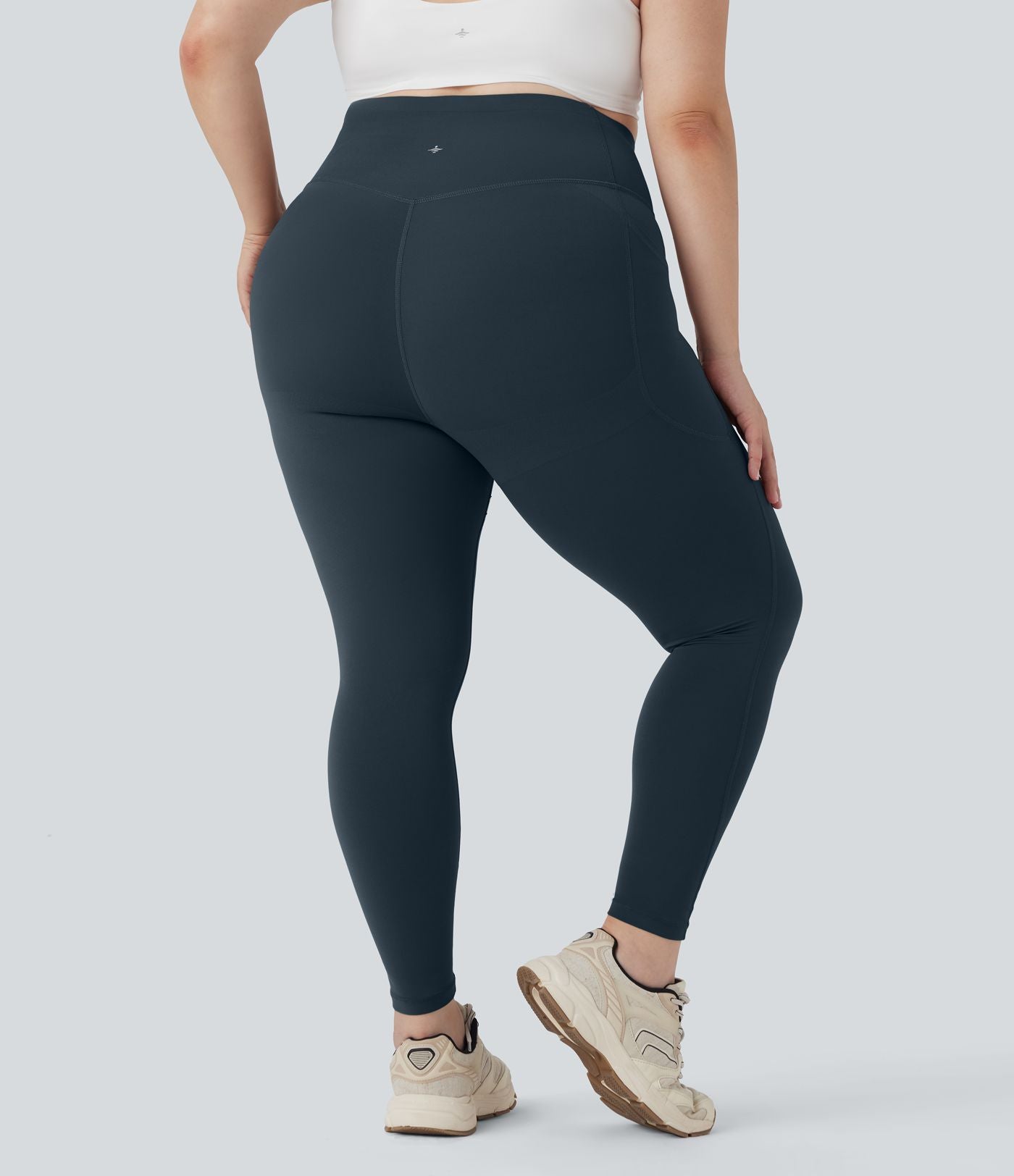 Legging d'entraînement gainant galbant taille haute grande taille avec poches Halara UltraSculpt™