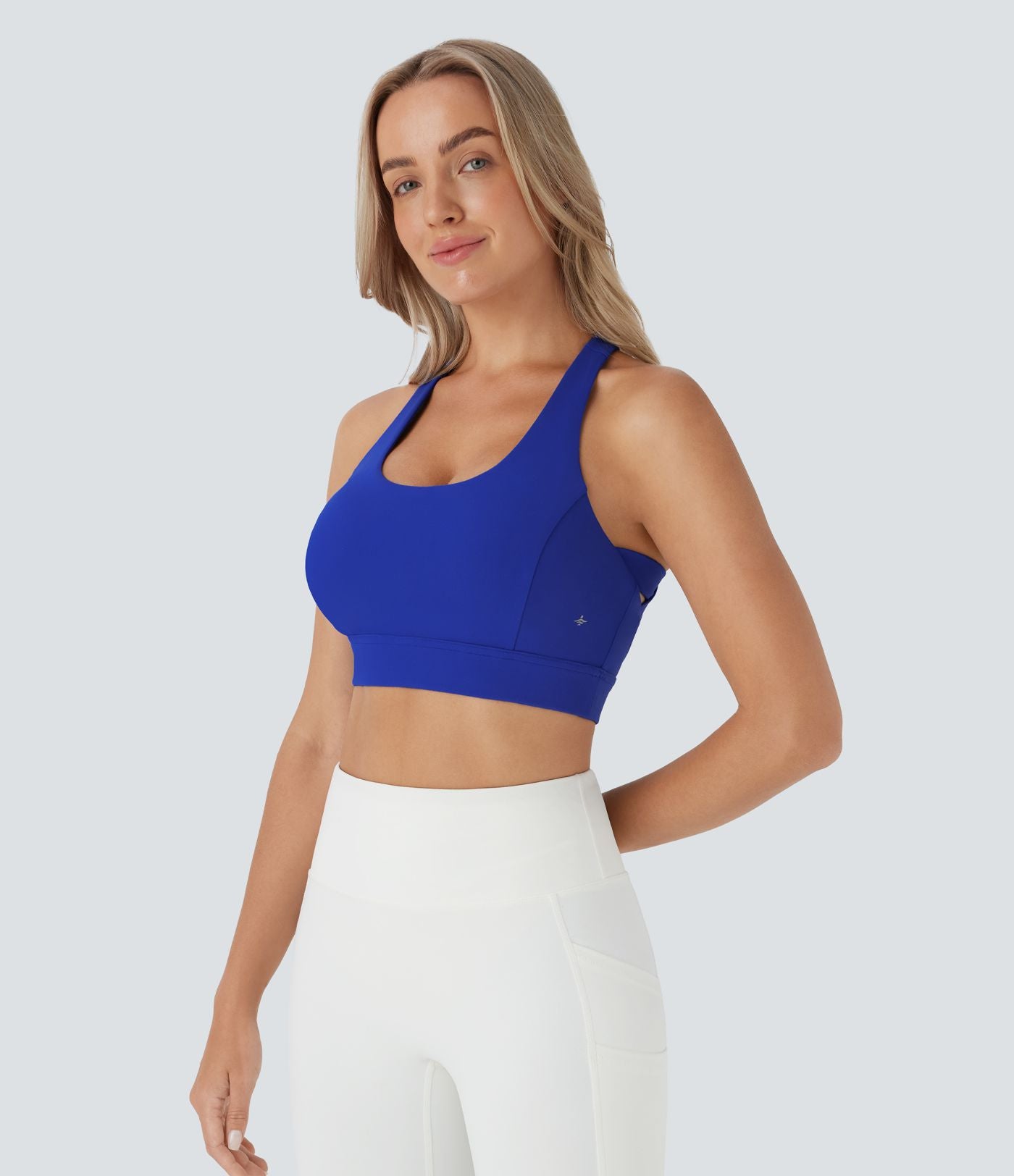 Brassière yoga dos nageur maintien léger E-G