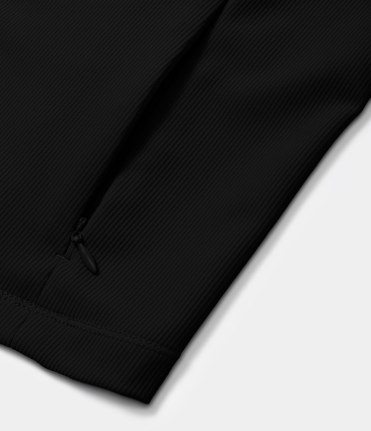 Patitoff™ Flow Veste Casual Courte à Col Montant Résistante aux Poils d'Animaux avec Fermeture Éclair Poches Latérales et Trou pour le Pouce