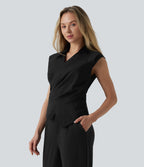 Chemise de travail sans manches portefeuille