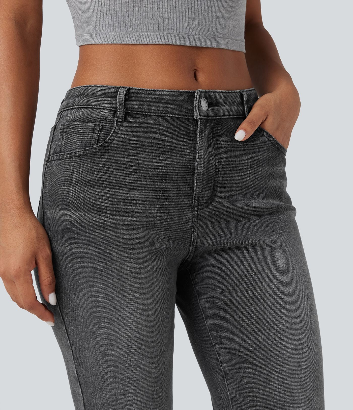 Jean slim Halara Flex™ taille mi-haute 7/8 avec poches