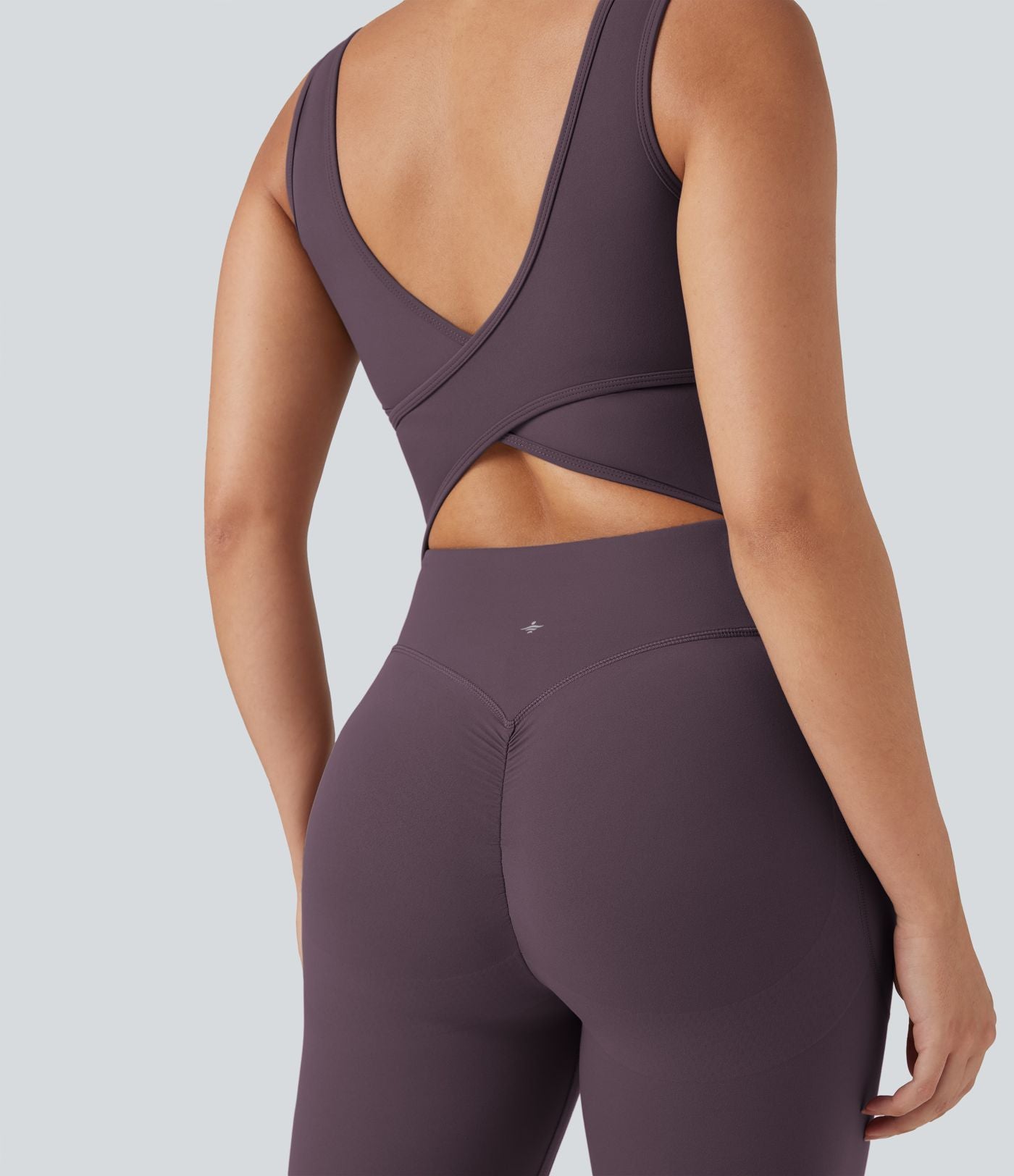 Combinaison de sport Halara UltraSculpt™ col V gainante push-up à poches