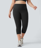 Jupe-short de tennis courte 2-en-1 gainante taille haute avec poches