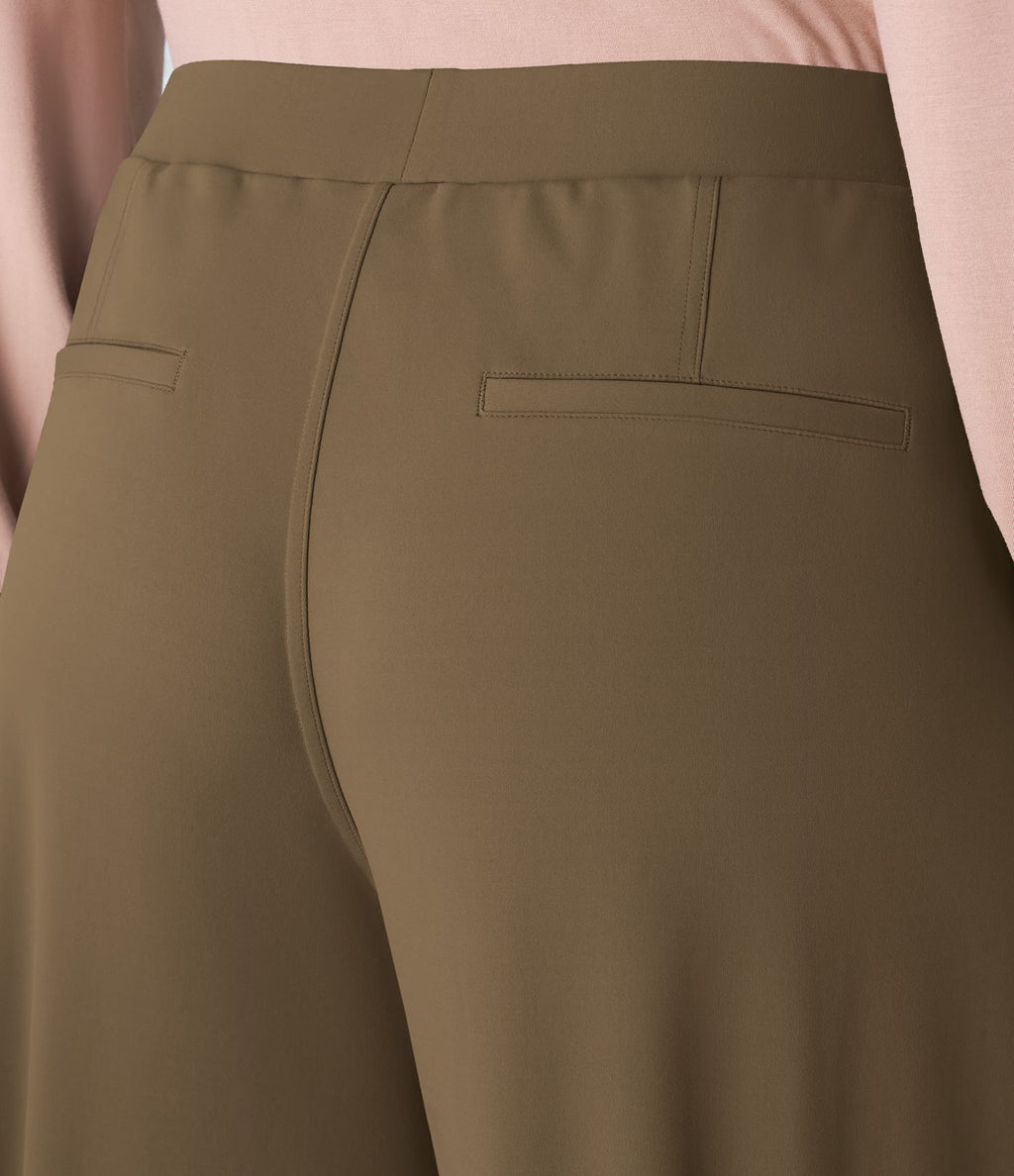 Pantalon de travail grande taille coupe droite taille haute Halara Flex™ DayStretch avec poches