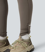 Legging de randonnée polaire gainant taille haute avec poches