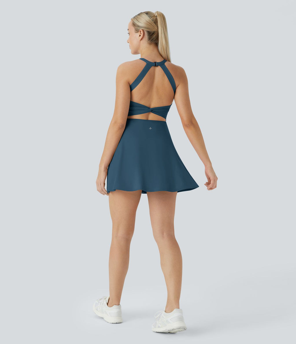 Softlyzero™ Airy Robe Sport Torsadée Dos Nu Édition Easy Peasy