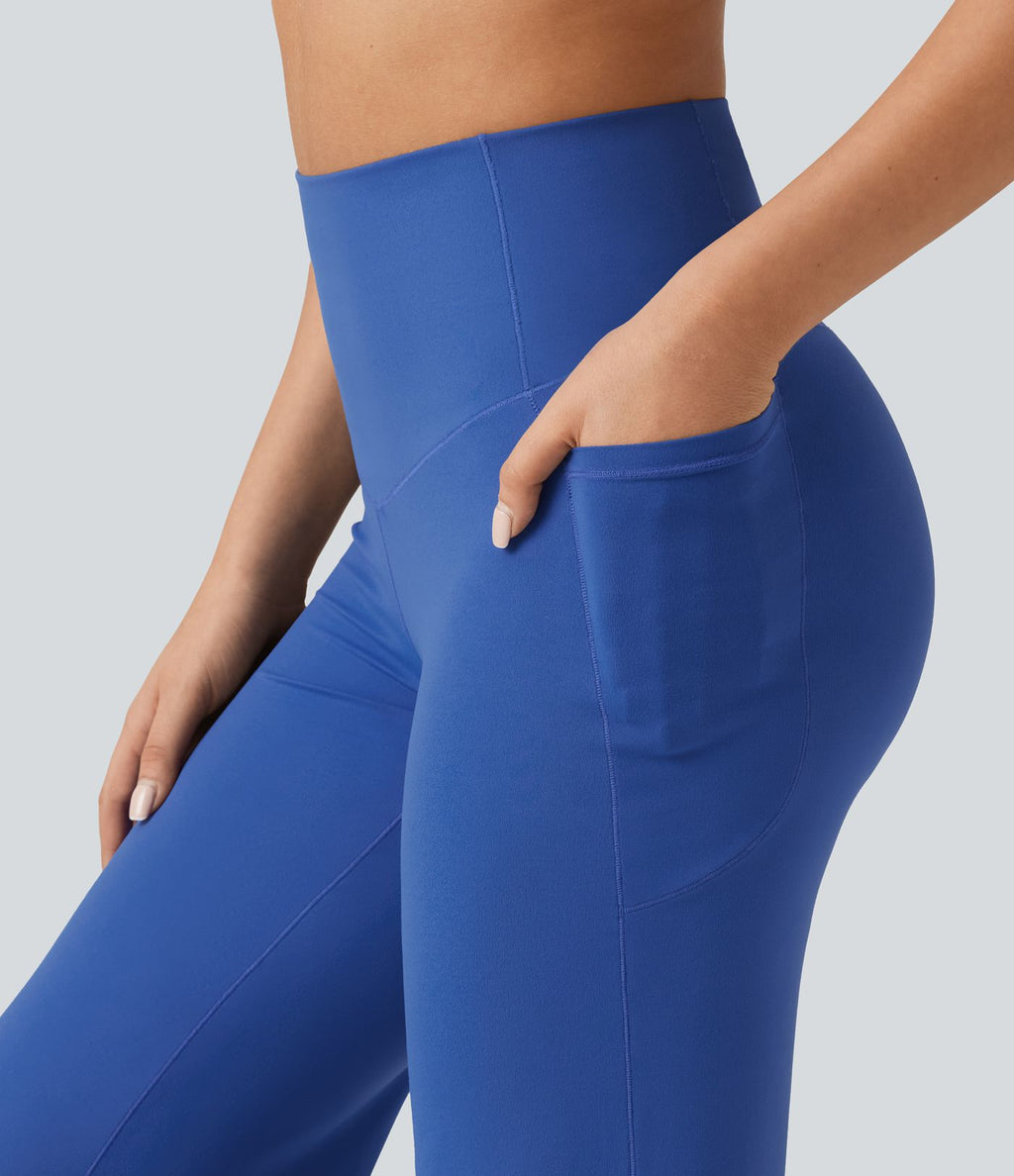 Pantalon de danse SoftlyZero™ taille haute gainant avec poches - Protection solaire UPF50+