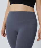 Legging d'entraînement gainant galbant taille haute grande taille avec effet scrunch et poches Halara UltraSculpt™