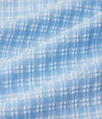 Pantalon casual coupe droite taille mi-haute vichy à cordon de serrage avec poches