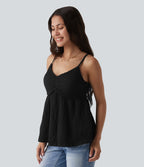 Débardeur col V avec brassière intégrée