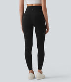 Legging de yoga Halara taille haute en jersey de coton avec poches