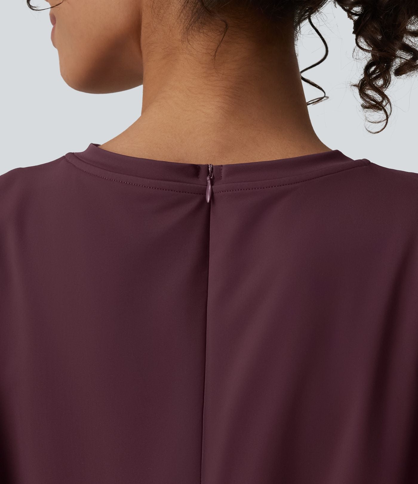 Combishort décontracté col rond sans manches effet frais InstantCool avec nœud frontal et poches, accès facile Easy Peasy, protection solaire UPF50+
