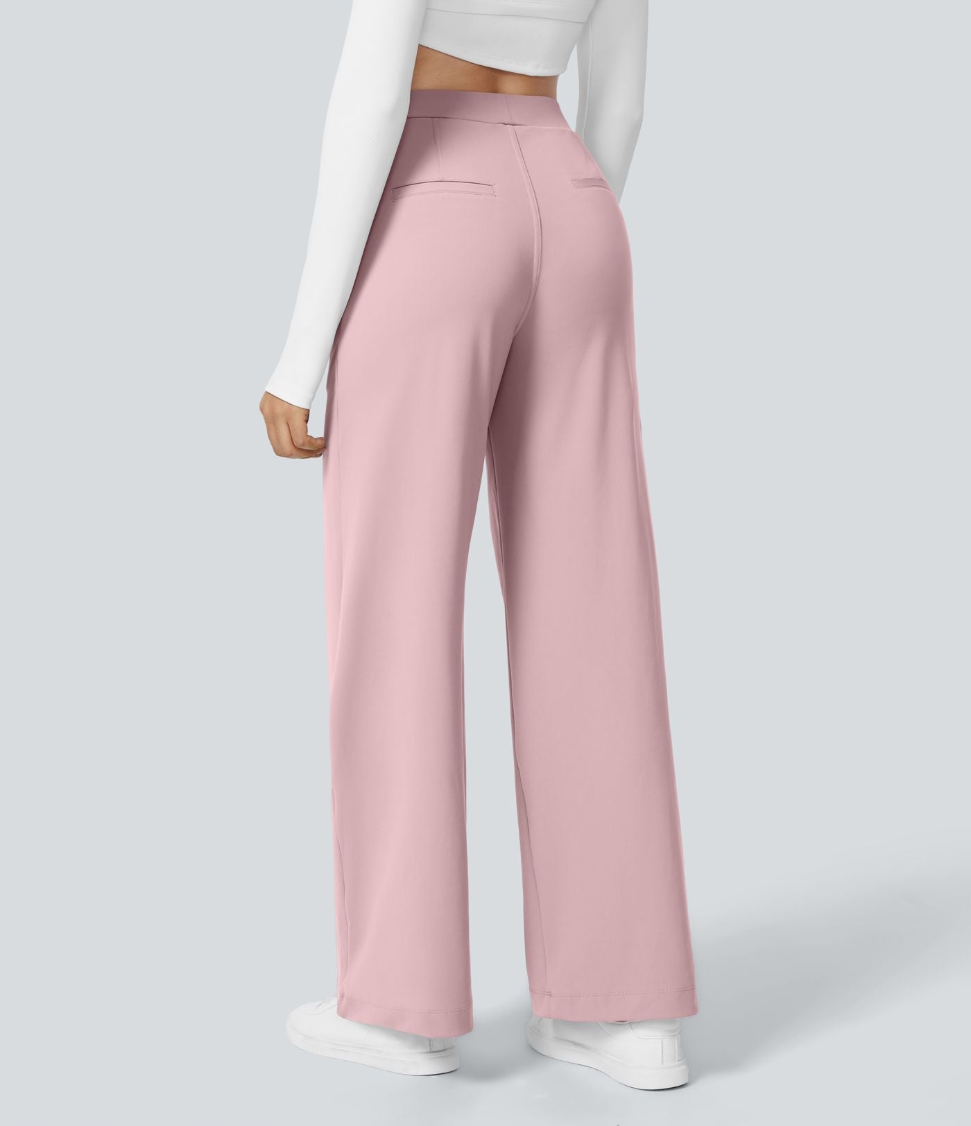 Pantalon tailleur Halara Flex™ DayStretch coupe droite taille haute avec poches