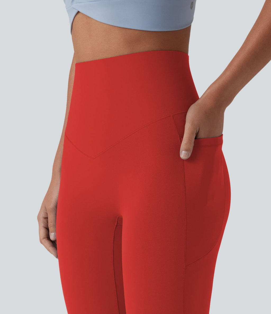 Jogging ballon danse SoftlyZero™ taille haute gainant avec poches