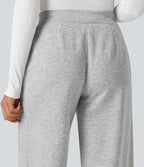 Pantalon jogging taille haute avec poches