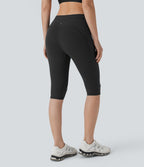 Legging corsaire de randonnée à taille haute et poches latérales UltraSculpt™ Halara