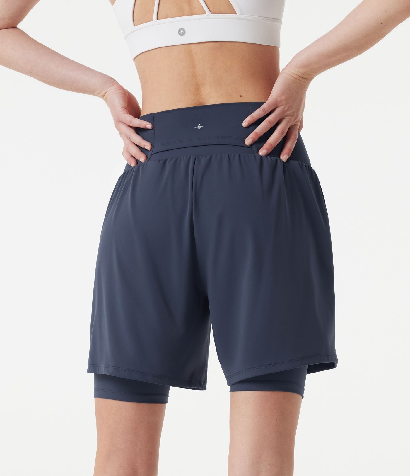 Short de yoga SoftlyZero™ Airy 2-en-1 taille très haute effet frais InstantCool 22,9 cm avec poches