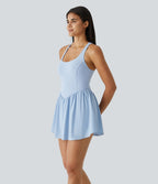Robe de sport mini 2-en-1 Breezeful™ corset fluide séchage rapide avec poche padel/pickleball A-C