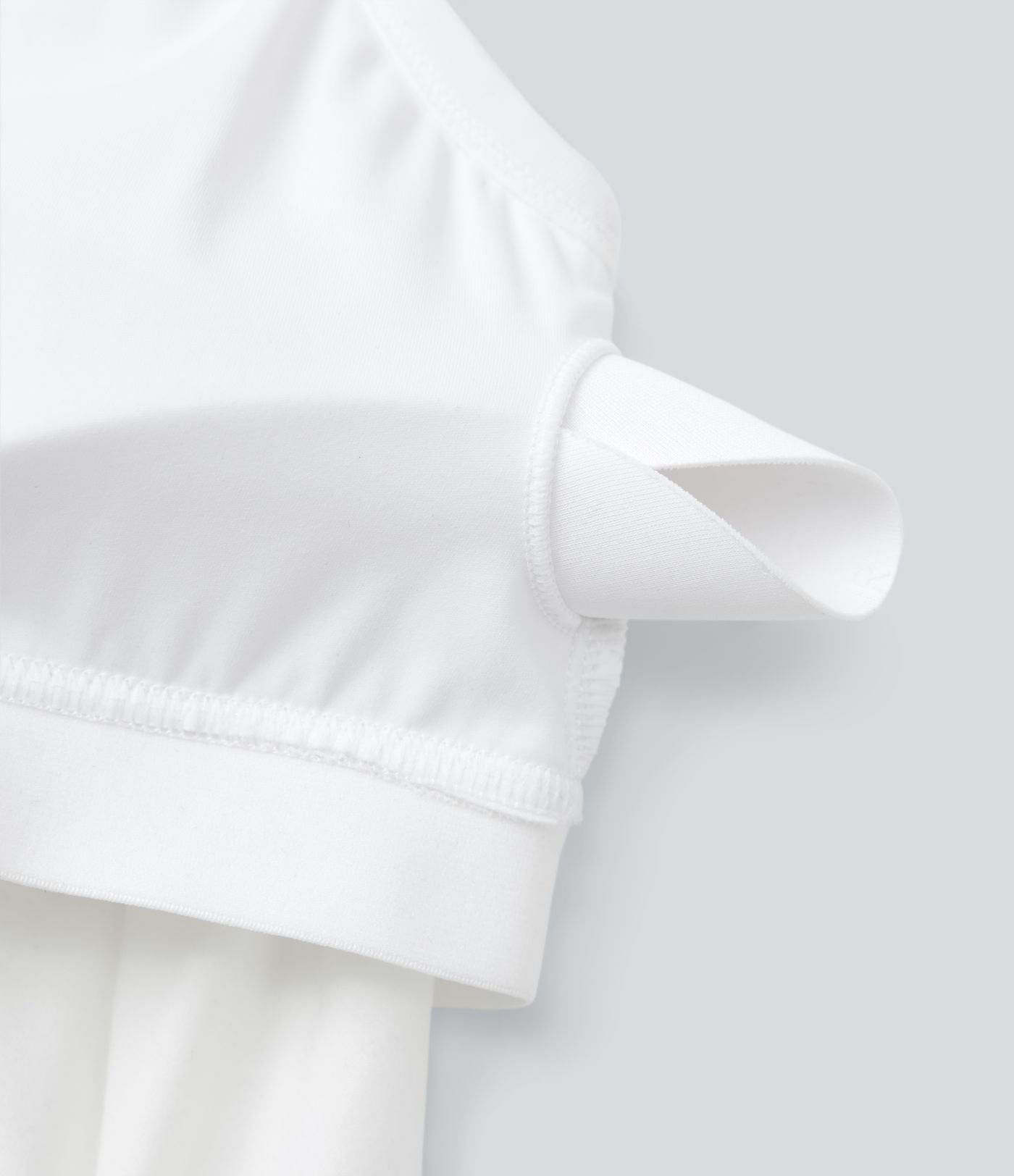 Haut de sport yoga grande taille SoftlyZero™ Airy col licou drapé effet frais InstantCool, protection solaire UPF50+