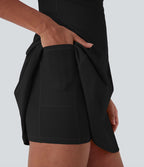 Robe active mini 2-en-1 Softlyzero™ dos nu avec poches latérales pour yoga-Édition Easy Peezy-UPF50+