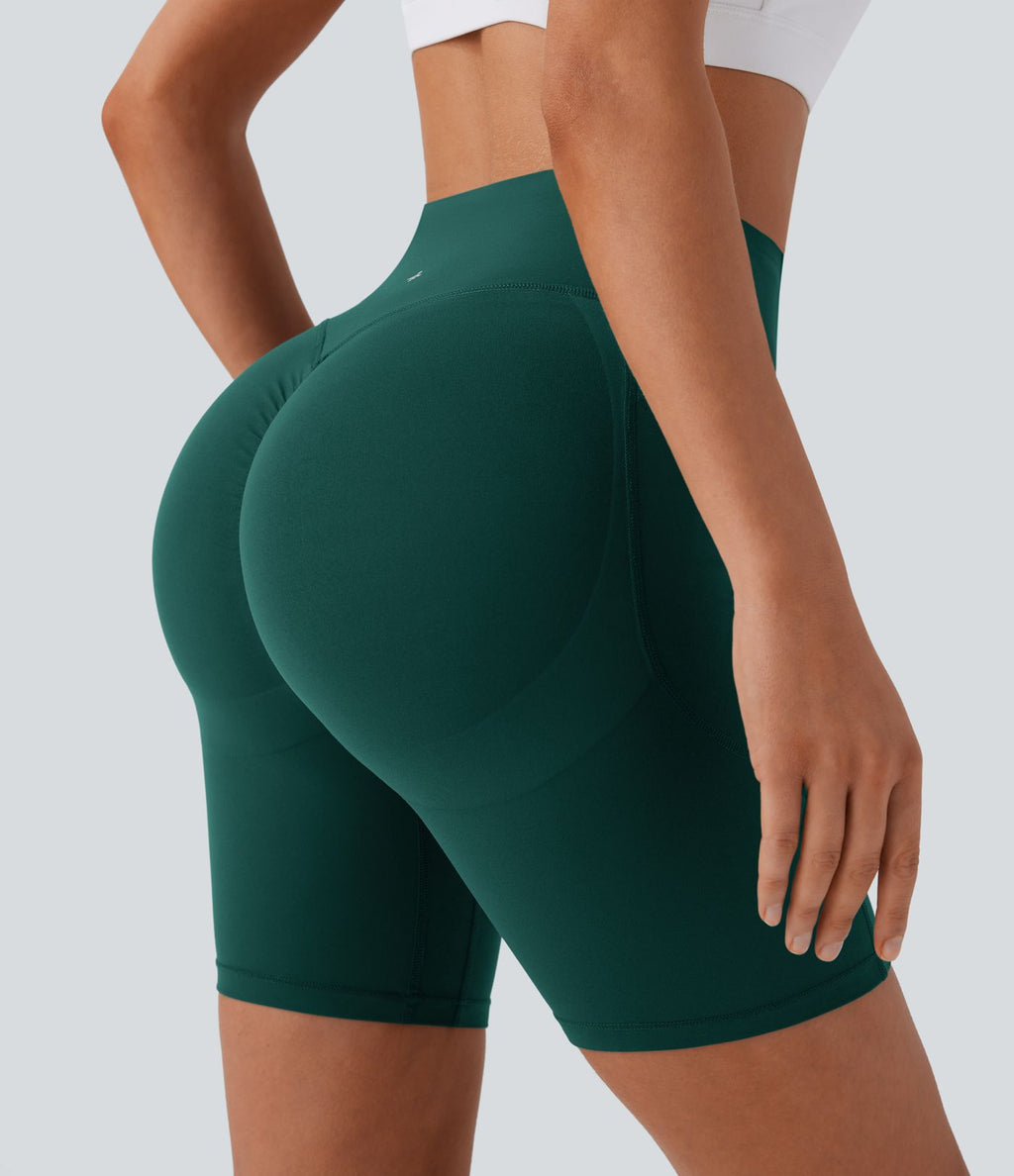 Legging de yoga gainant taille haute chiné à séchage rapide avec poches Halara UltraSculpt™
