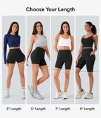 Short cycliste 12,5 cm d'entraînement gainant galbant taille haute avec effet scrunch et poches Halara UltraSculpt™