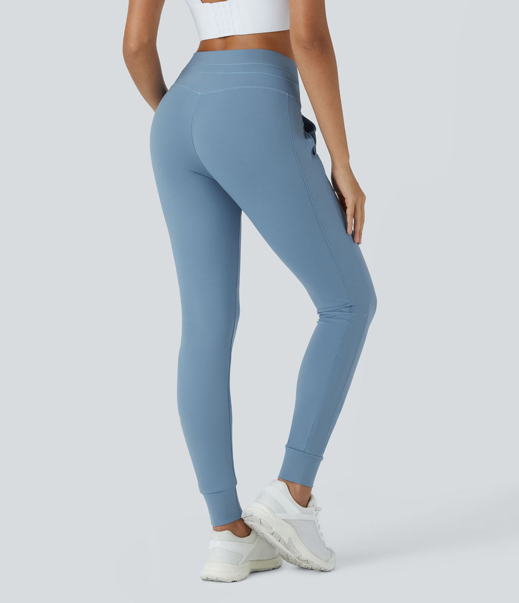 Jogging taille haute Softlyzero™ Plush avec cordon de serrage et poches latérales