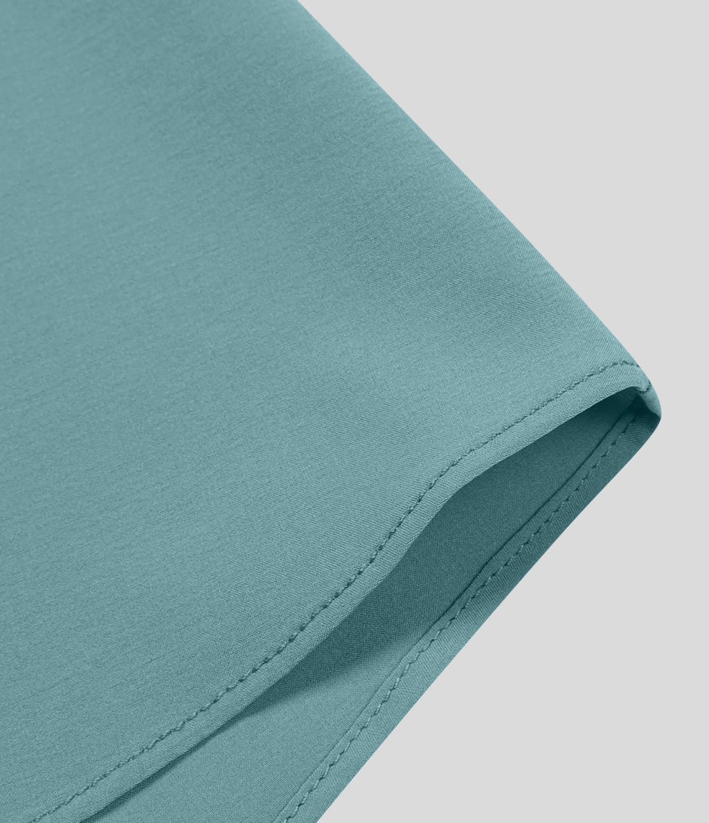 Breezeful™ Jupe Taille Haute Casual Maxi Séchage Rapide Fluide Fente Plissée 2 en 1