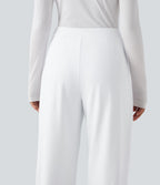 Pantalon tailleur fuselé asymétrique taille moyenne Halara Flex™ DayStretch avec poches