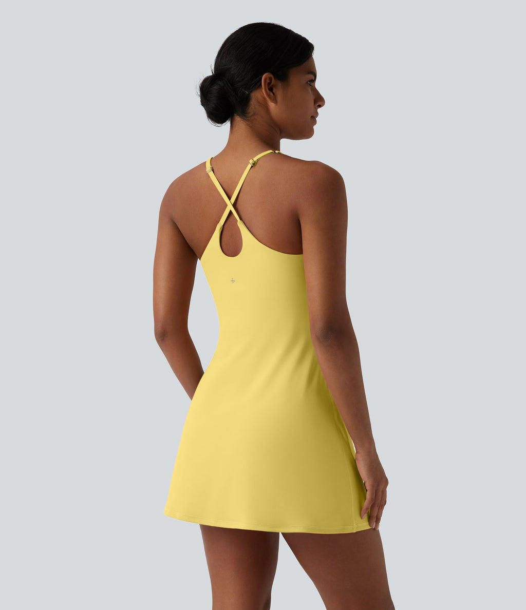 Robe sport SoftlyZero™ Plush ventre plat avec poches – Édition Easy Peasy