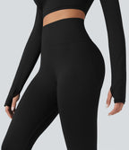 Legging yoga 7/8 gainant effet push-up taille haute sans couture OneForm Seamless Flow