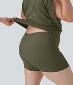 Robe de sport grande taille dos nu Softlyzero™ Plush - longueur rallongée - Easy Peasy Edition