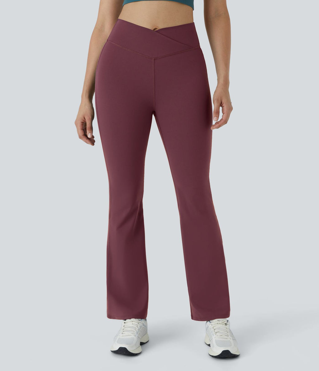 Legging yoga évasé croisé taille haute DayStretch