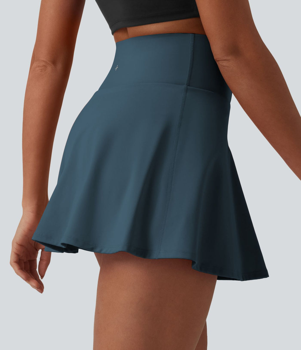 Jupe mini de tennis 2-en-1 SoftlyZero™ Airy taille haute gainant effet frais InstantCool avec poches, protection solaire UPF50+
