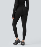 Legging yoga 7/8 gainant effet push-up taille haute sans couture OneForm Seamless Flow