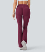 Pantalon de yoga à coupe bootcut gainant galbant taille haute avec effet scrunch et poches Halara UltraSculpt™