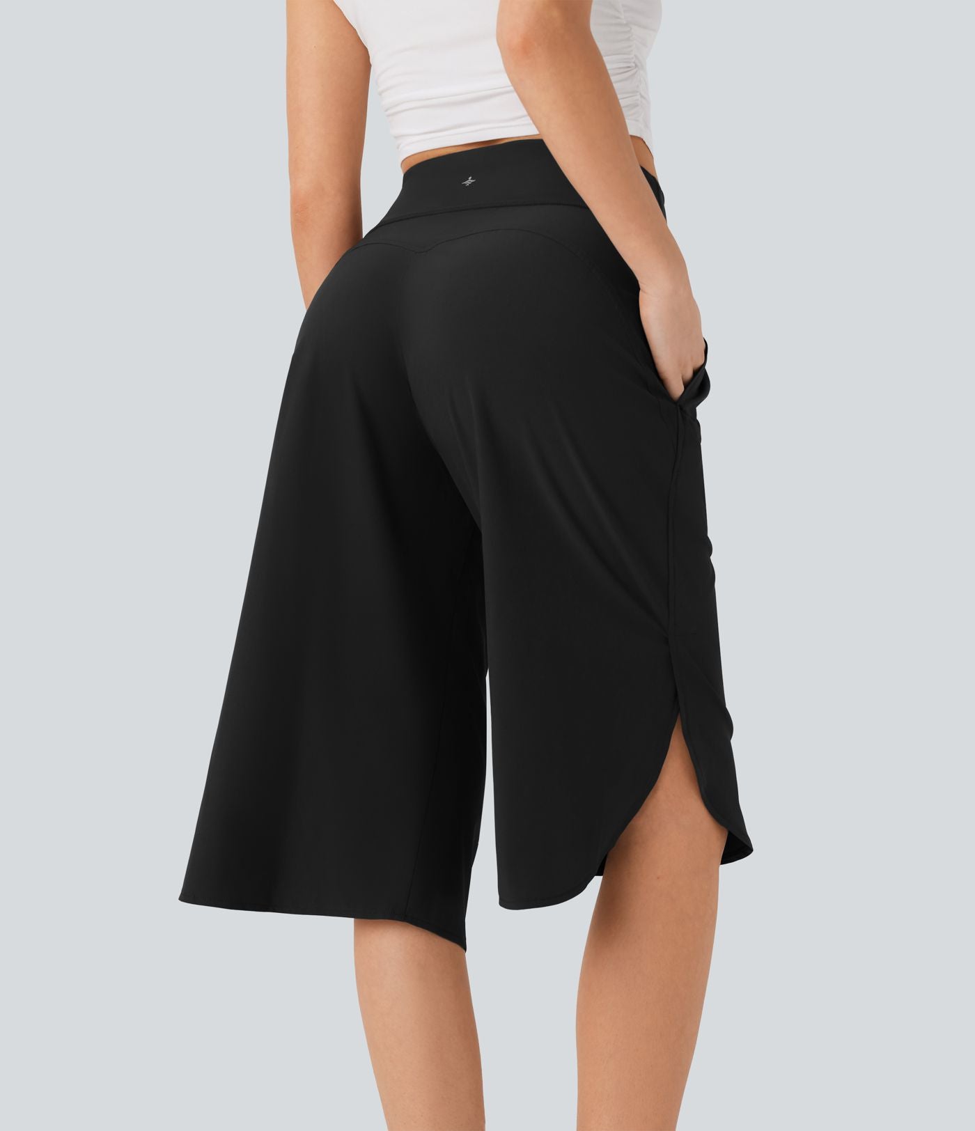 Pantalon décontracté gainant taille haute à séchage rapide avec poches Breezeful™