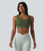 Brassière de sport Halara UltraSculpt™ maintien moyen dos nu avec boucle ajustable et brassière intégrée