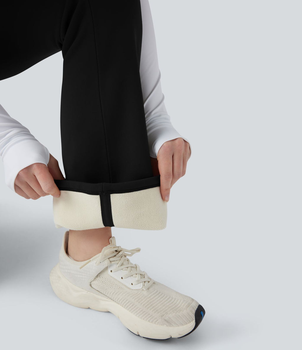 Pantalon de yoga bootcut gainant taille haute extra chaud Halara UltraSculpt™ avec poches