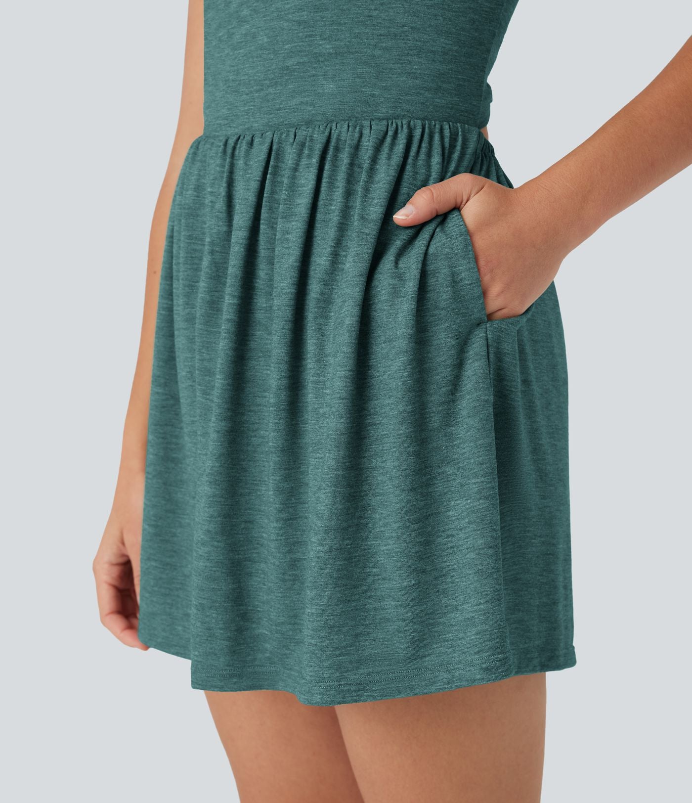 Combi-short 2-en-1 avec coussinets et poches - Édition Easy Peasy