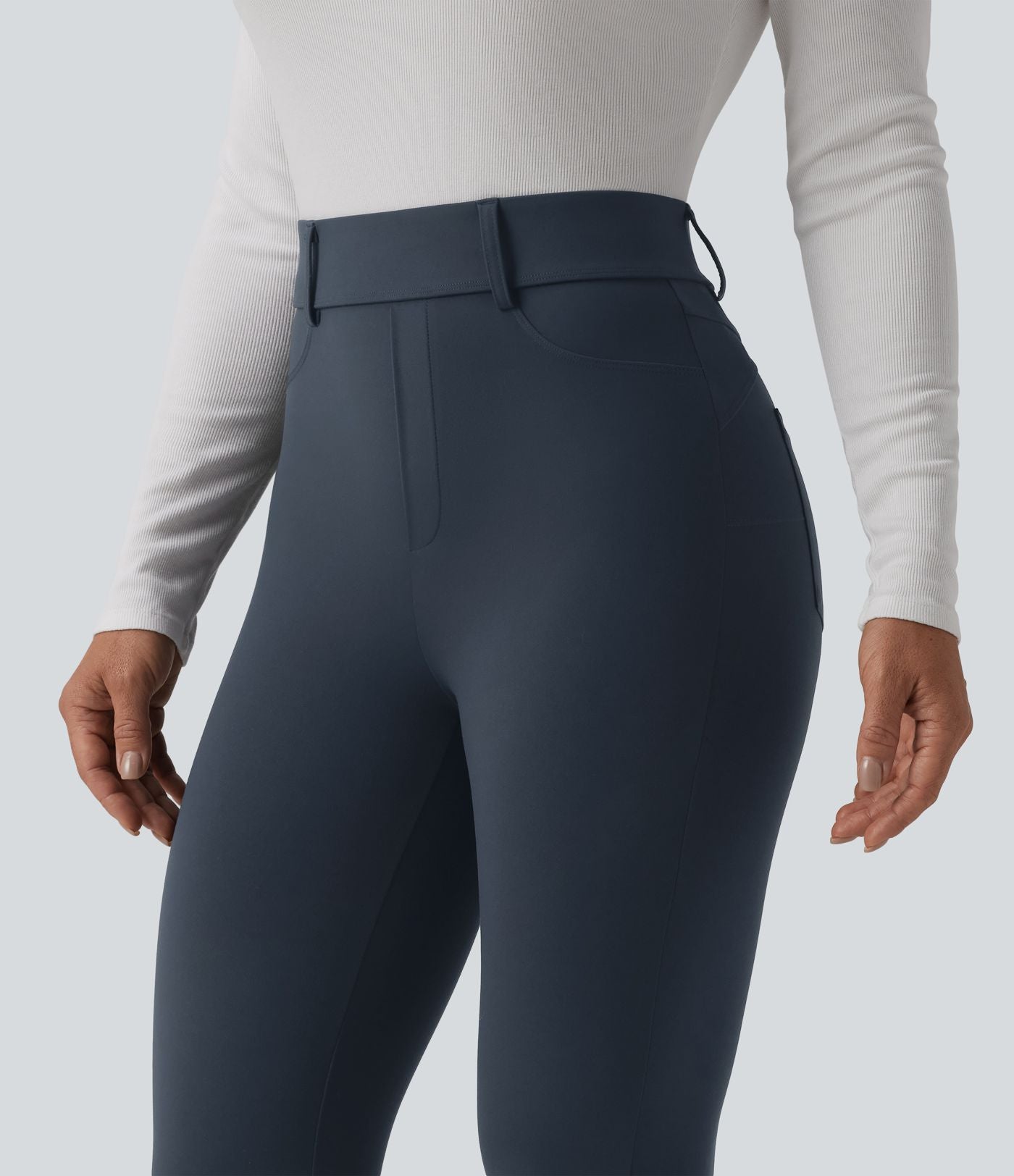 Legging décontracté 7/8 Halara UltraSculpt™ taille haute avec poches
