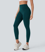 Legging de yoga gainant galbant taille haute avec fronces et poches Halara UltraSculpt™